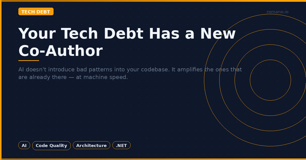 Your Tech Debt Has a New Co-Author